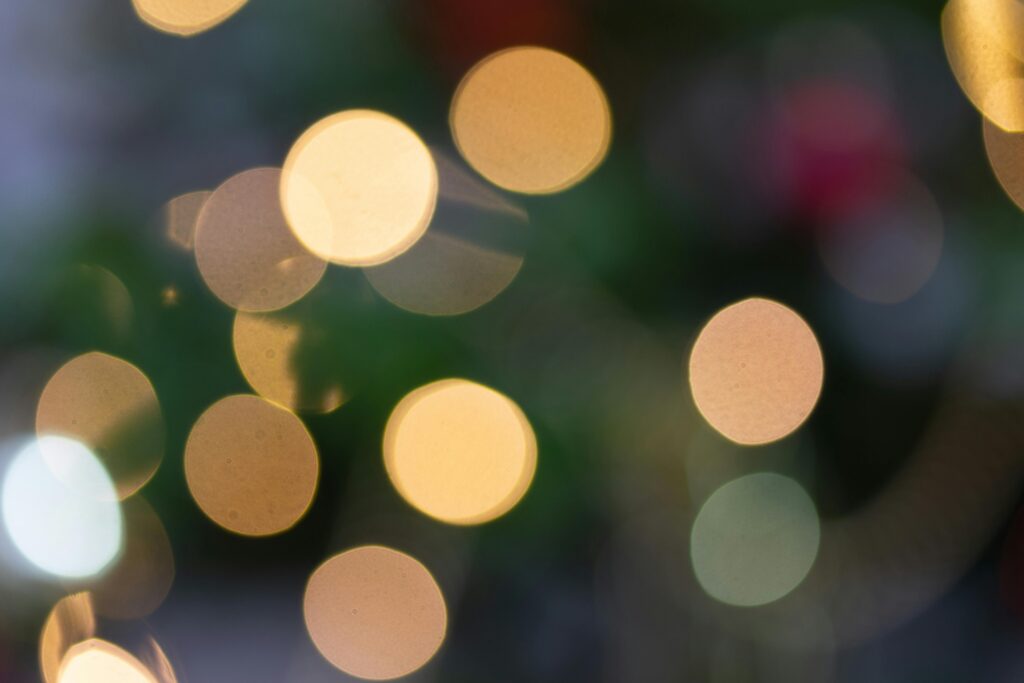 Blurred Christmas Lights 